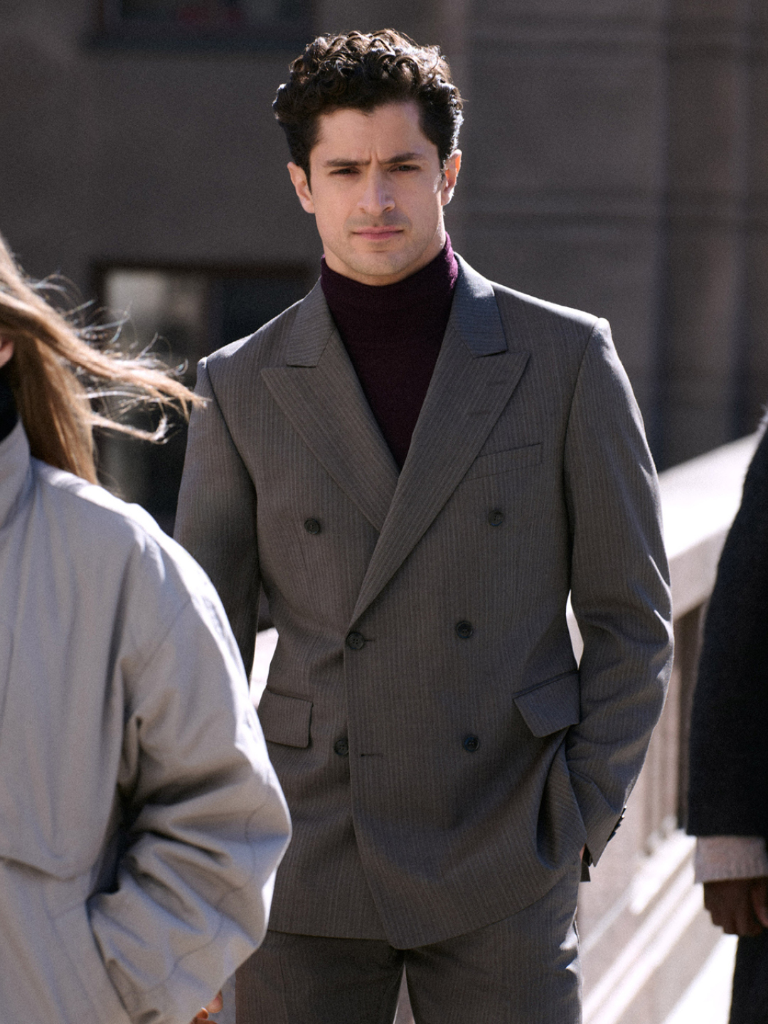 man in brown suit
